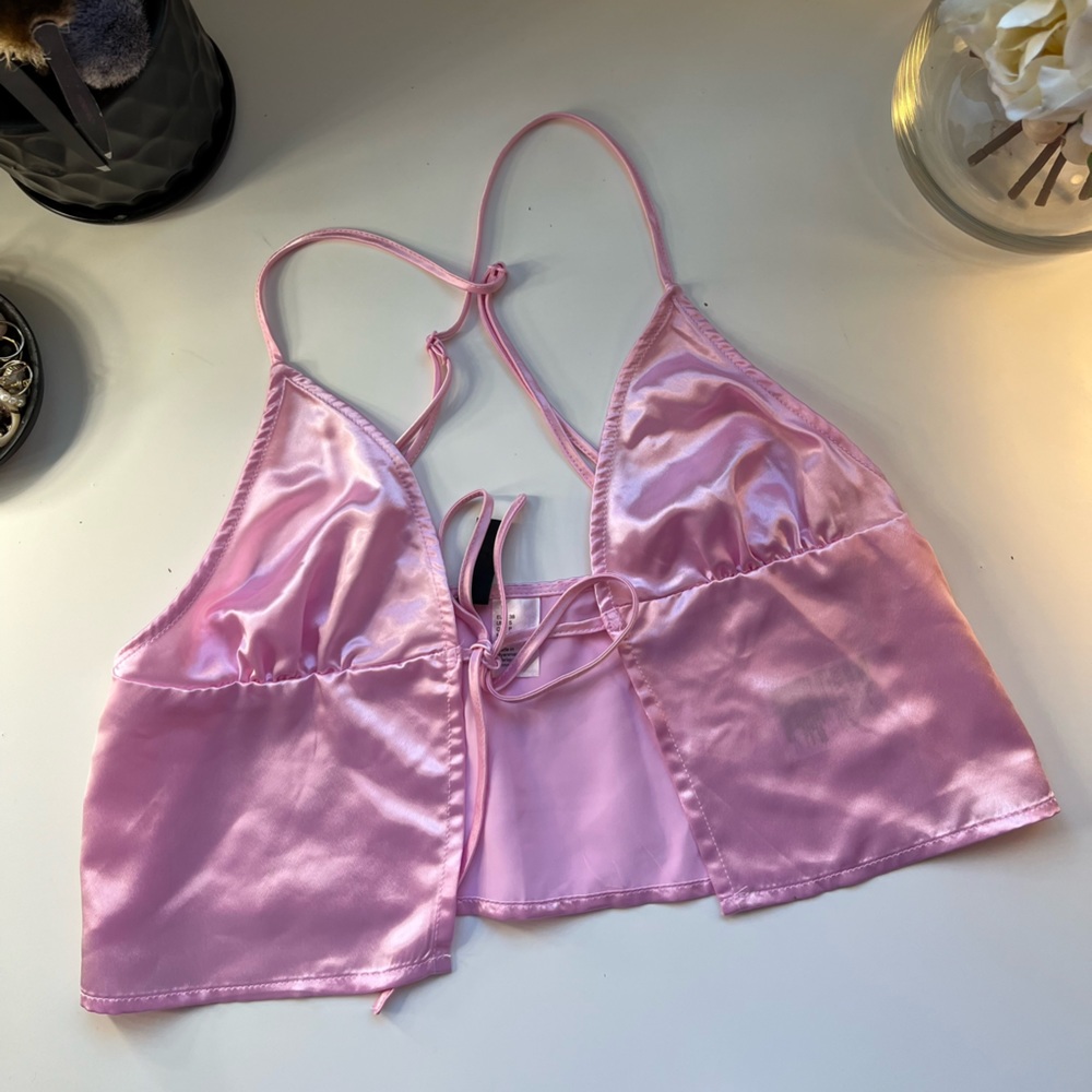 Open front crop top